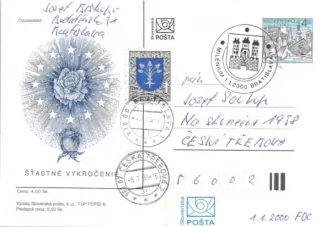 Poštová história