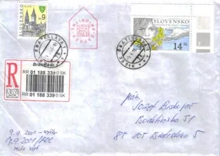 Poštová história