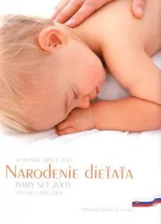 2005 Sada Slovenských mincí Narodenie dieťaťa