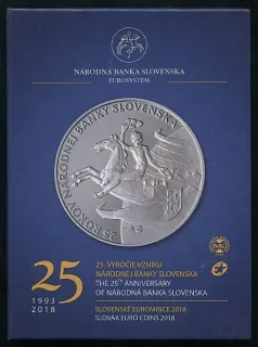 2018 Sada mincí- 25. výročie vzniku Národnej banky Slovenska