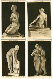 Set 8 pohľadníc, Umenie - Muzeum Louvre