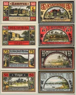 Set núdzové bankovky - Nemecko