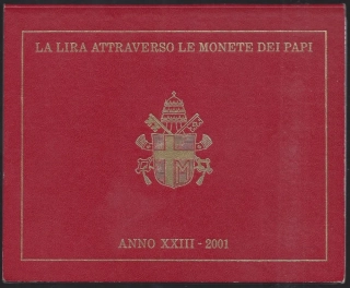 Vatikán sada mincí 2001
