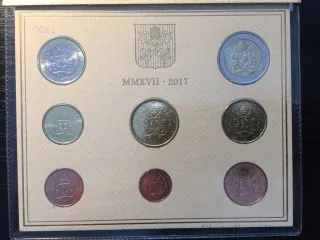Vatikán sada mincí 2017