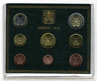 Vatikán sada mincí 2018