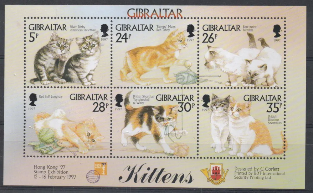 0787-0792 BL/27 Mačky