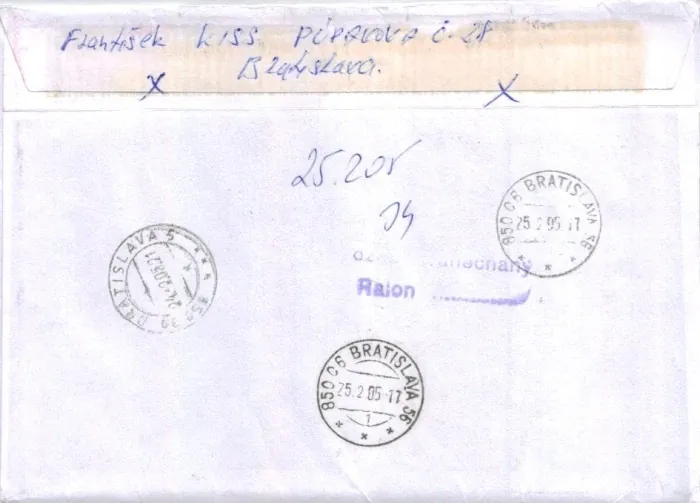 Poštová história
