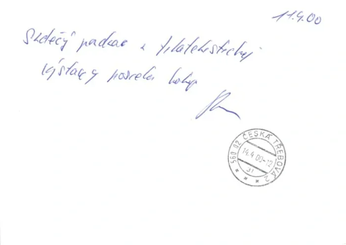Poštová história