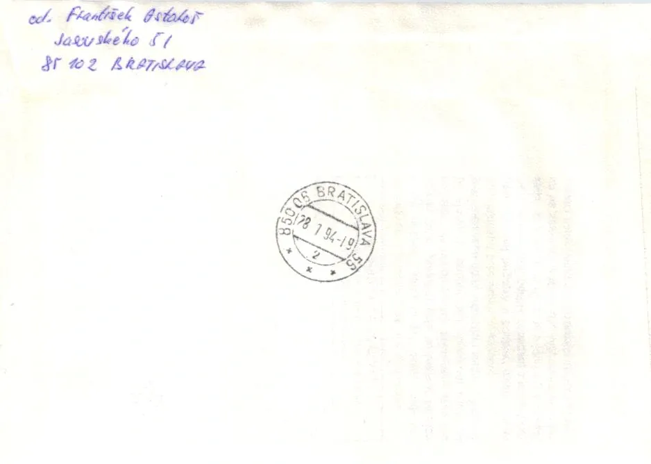 Poštová história