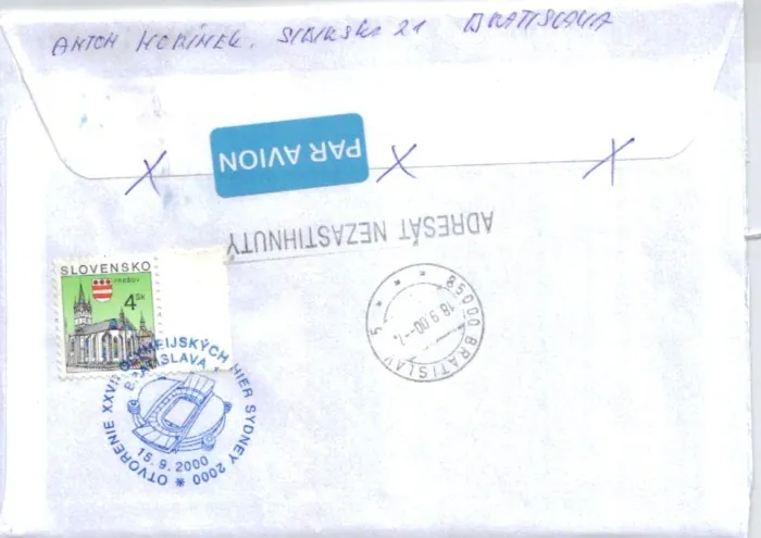 Poštová história