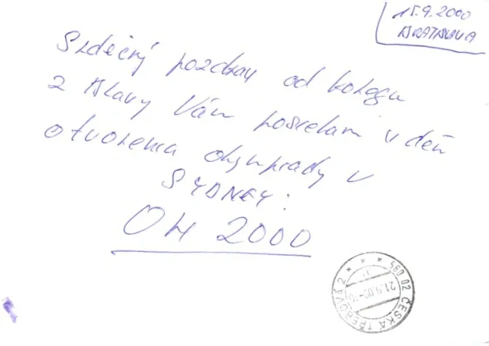Poštová história