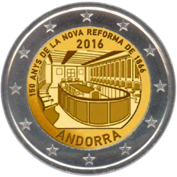 2016 - Pamätná minca Andorra 2€