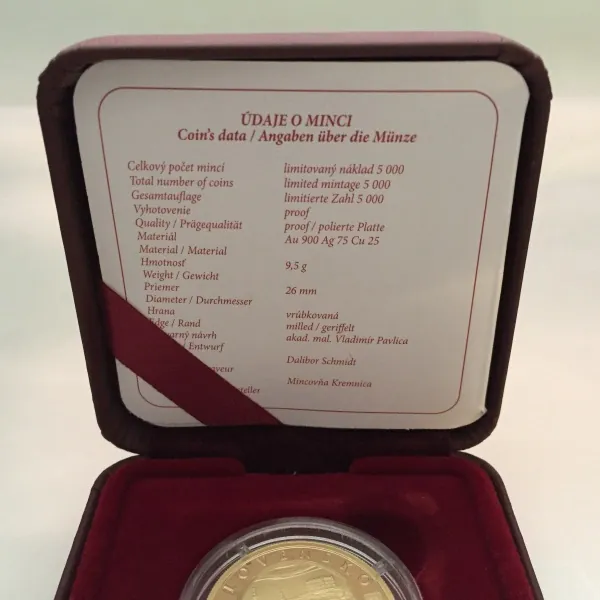 2016 - 100 Euro - Korunovácia Márie Terézie PROOF