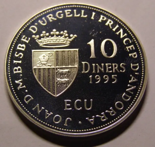 10 ECU strieborná PROOF