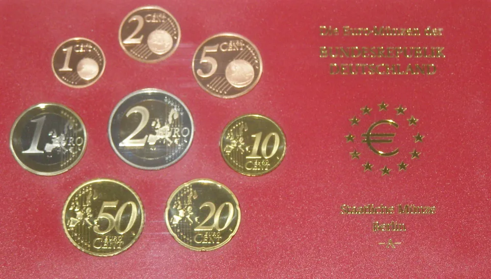Sada euromincí Nemecko 2004 PROOF