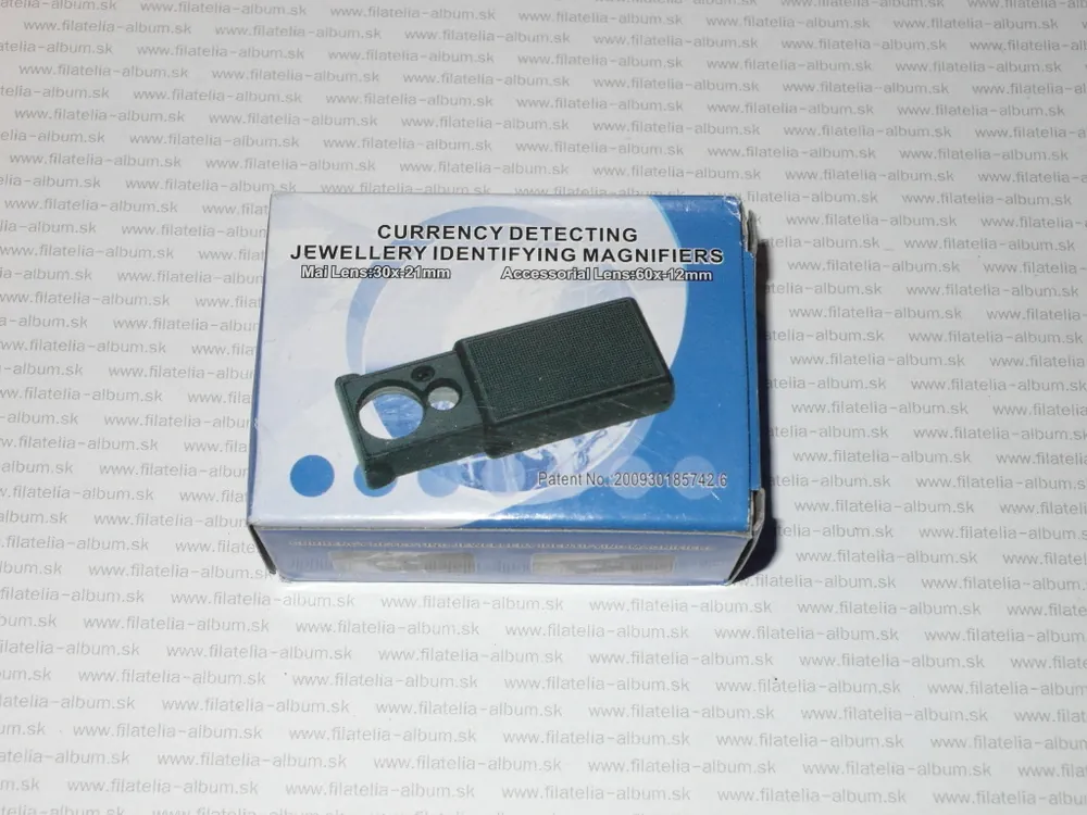 Duálna lupa s LED a UV svetlom 30x 60x