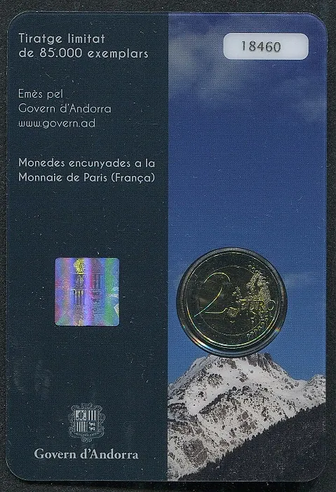 2017 - Pamätná minca Andorra 2€