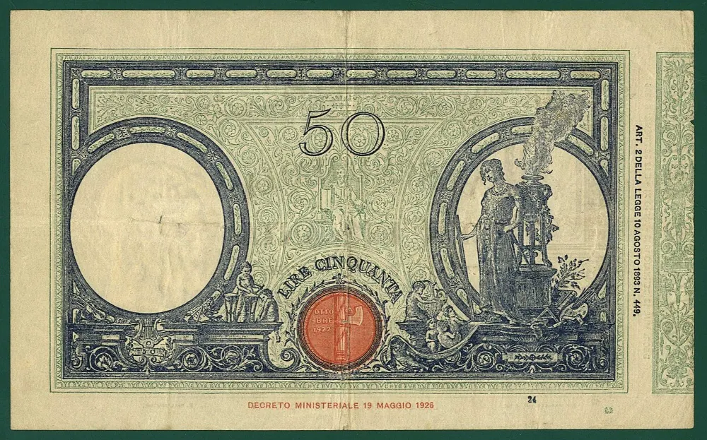 50 Lire - Taliansko