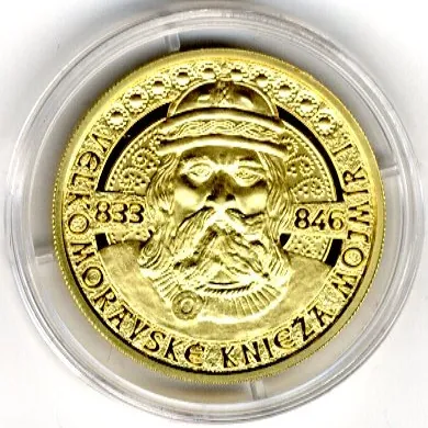 2019 - 100 Euro - Veľkomoravské knieža Mojmír I. PROOF