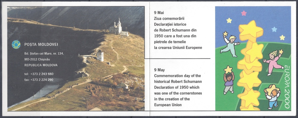 2000 Moldavsko - Známkový zošit