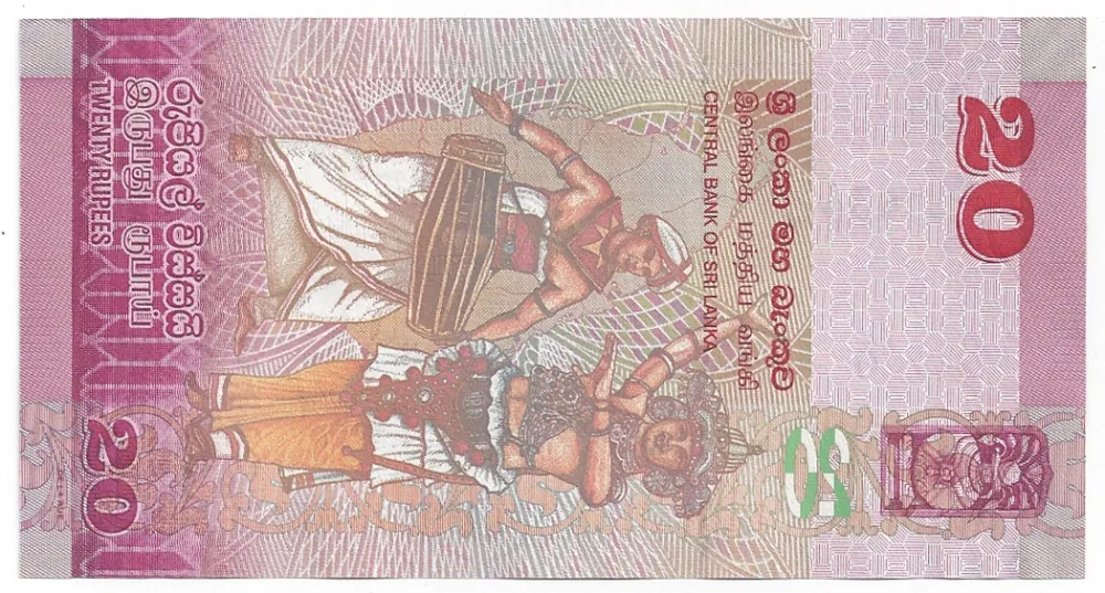 5x Srí Lanka - set bankoviek