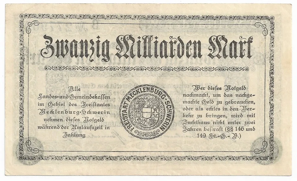 20 Milliarden Mark - Nemecko, Séria B