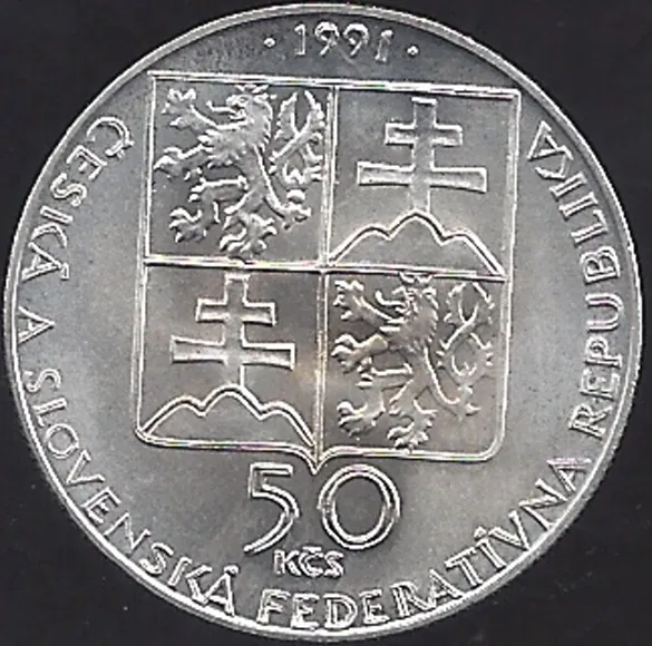 187/ 50 Kčs 1991- ČSR