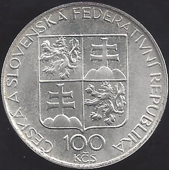 193/ 100 Kčs 1993- ČSR