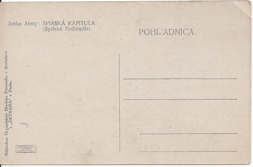 Janko Alexy: Spišská Kapitula