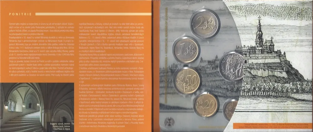 2011 Sada mincí Historické regióny Slovenska Ponitrie, Trnavsko